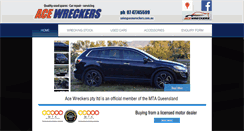 Desktop Screenshot of acewreckers.com.au